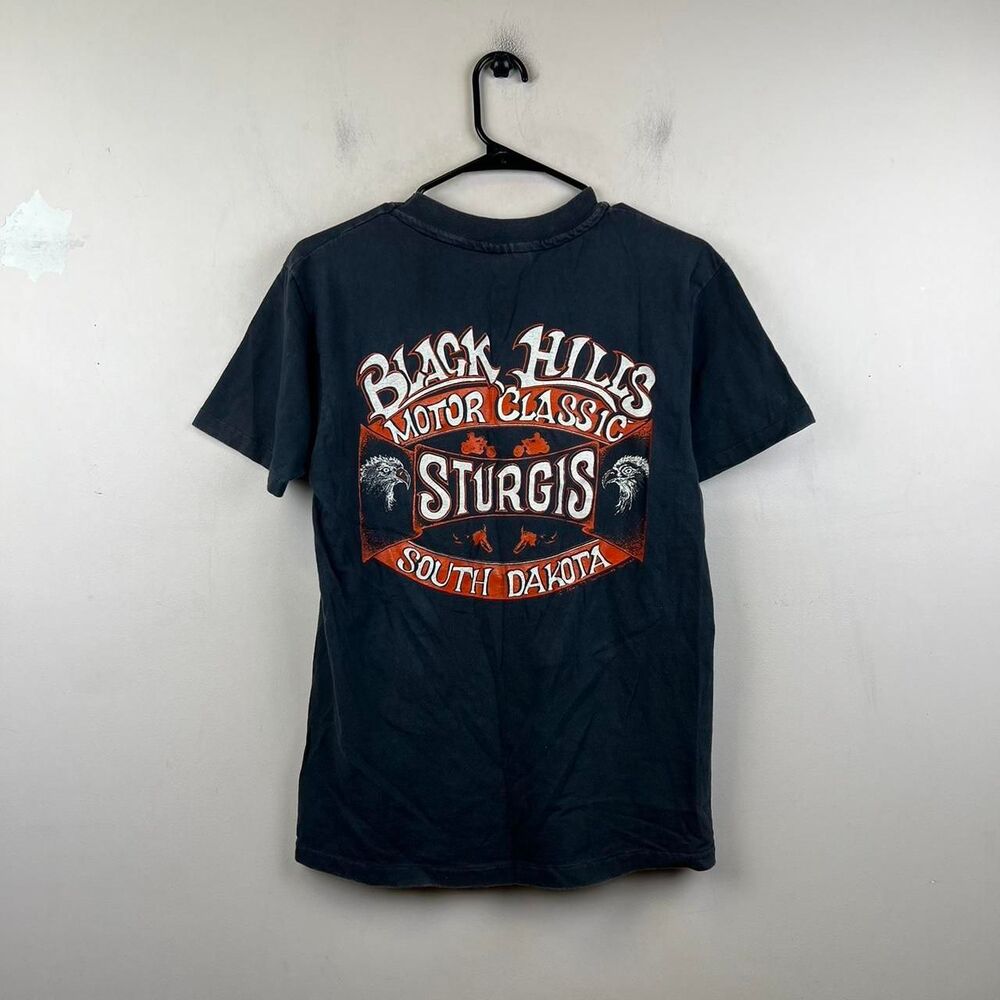 Vintage 1989 Sturgis Motorcycle Eagle Rally Tee Size M